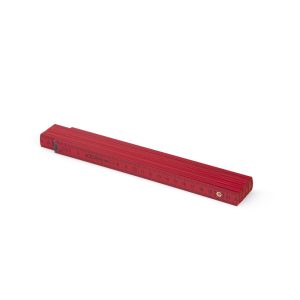 Wooden Folding Meter 2m - Dark Red
